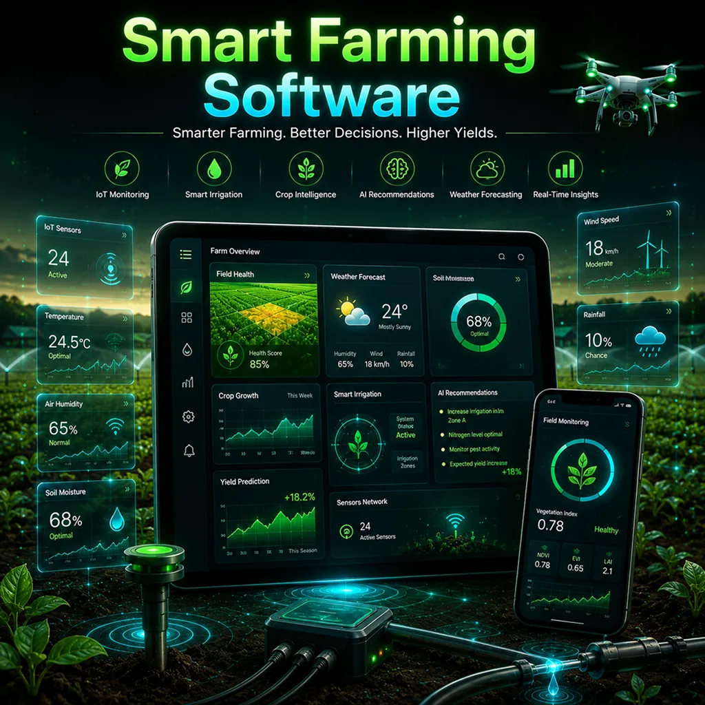 Smart farming software development solutions